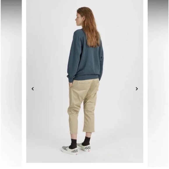 R13 tailored Drop Crotch Chino pant size 26 cropped - Picture 3 of 11